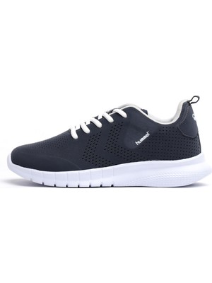 Hummel Pegma Unisex Koşu Ayakkabısı Kaydırmaz Taban Suni Deri Lacivert Renkli