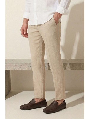 Ziya, Erkek Hakiki Deri Günlük Ayakkabı 1611065ZE077 Kahve