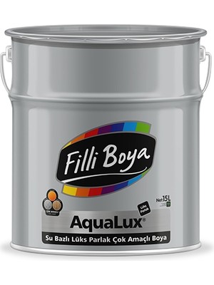 Filli Boya Aqualux 0,75LT Su Bazlı Parlak Beyaz Boya Cam-Seramik-Ahşap-Metal-Plastik Yüzeyler İçin