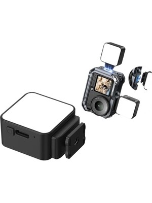 Nuvvo Cep 3 Manyetik LED Video Işığı Djı Eylem Serisi Kamera Eylem 6 Soğuk Ayakkabı Dağı ile Dolgu Işığı, Üç Renkli Modlar Şarj Edilebilir Vlogging Dolgu Aydınlatma Aksesuarları