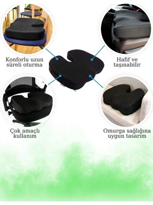 Ortopedik Sandalye Minderi, Rahat ve Konforlu Oturma Deneyimi Sağlar
