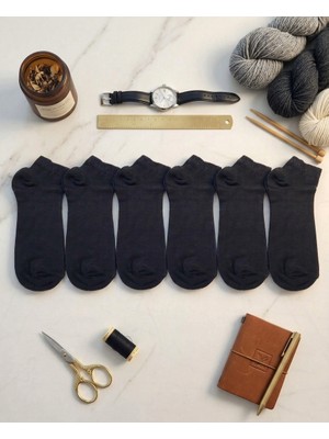 Andino Unisex 6'lı Pamuklu Patik Çoraplar.