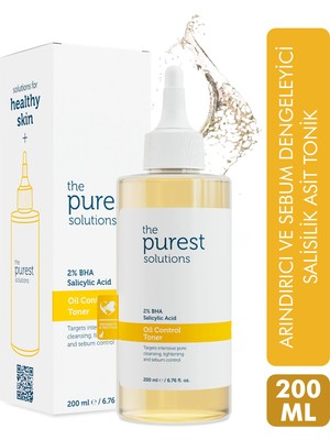 The Purest Solutions,Yağlı Ve Karma Cilt Tonik 200 ml