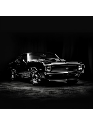 Aden Dijital Dekoratif Araba  Temalı  Kanvas Tablo