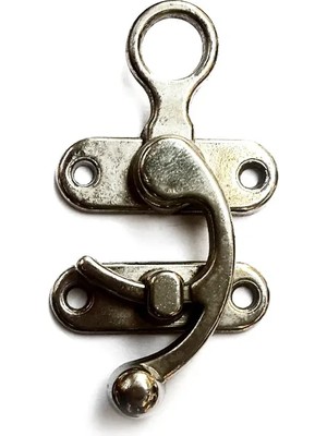 Freedom Storee Kancalı Yay Gözü, Ahşap Kutu Klipsi - Küçük, Nikel, 1 Adet