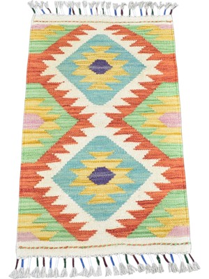 Zehra Abla Halı Yeni El Dokuma Seçkin Cerit Yörükleri Meşhed Iran Yün Kilim 7256