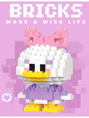 Akıllı Durak Bricks Daisy Duck Mini LEGO Figürü