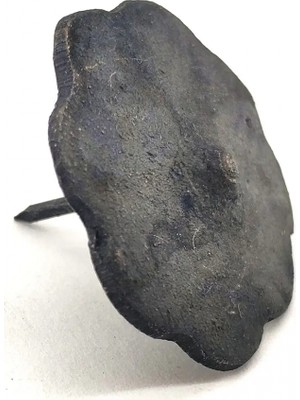 Freedom Storee Antika Tarz Dekoratif Pirinç Çiçek Kabara - 40 Mm, Oksit