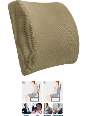 Ergonomik Sırt Yastığı, Konforlu Sandalye ve Koltuk Destek Minderi