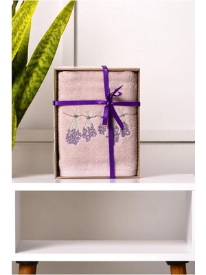 Ellia Soft Lavanta Kokulu %100 Pamuk 3 Parça Havlu Seti, Çeyiz Seti
