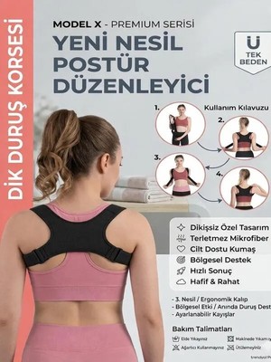 Ankaflex Highconcept Ayarlanabilir Bel Sırt Omuz Destek Korsesi
