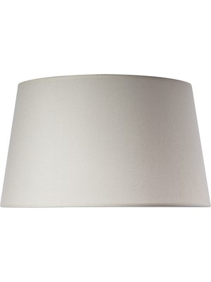 Ağaç Ustası Lambader Abajur Krem Renkli Kumaş Şapka Başlık