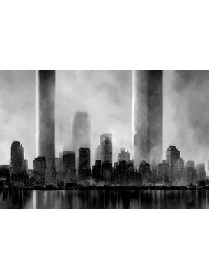 Aden Dijital Dekoratif Manzara Şehir Kanvas Tablo