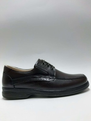 Dia Comfort Hakiki Deri Kahverengi Bağcıklı Ortopedik Hafif Rahat Anatomic Diyabetik Erkek Ayakkabı C-8710258DIA