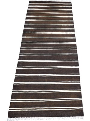 Zehra Abla Halı Vintage El Dokuma Seçkin Otantik Şarköy Yolluk Yün Kilim 7255