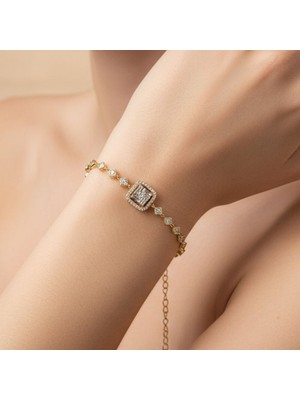 Xupıng Jewelry Baget Zirkon Taşlı  Bileklik