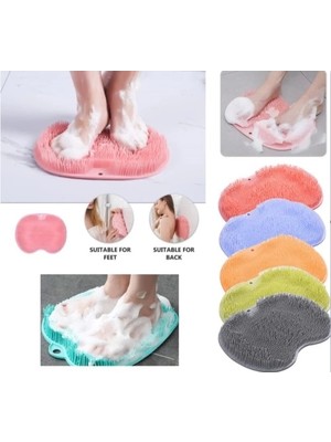 İlkyaz Fashion Vantuzlu Banyo Sırt Fırçası ve Masaj Matı