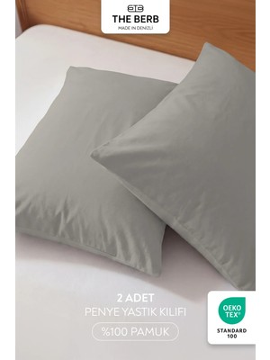 | 2'li Penye Yastık Kılıfı Seti | %100 Pamuk | 50 X70 | Fermuarlı | Jersey Kumaş