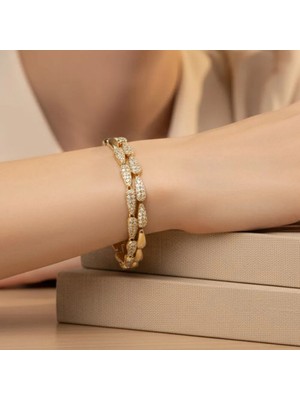 Stil Incisi/xupıng Jewelry Chandra Zirkon Taşlı Bileklik
