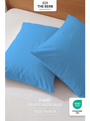 | 2'li Penye Yastık Kılıfı Seti | %100 Pamuk | 50 X70 | Fermuarlı | Jersey Kumaş