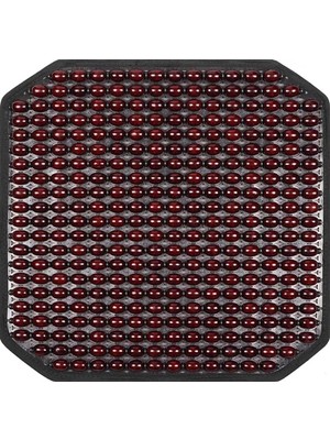 Callysta Oturma Minderi Boncuk Bordo Lüx Adet