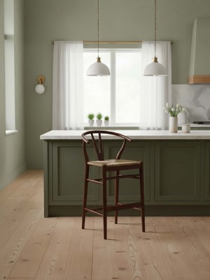 Gazzini Furniture Windsor Ahşap Bar Sandalyesi