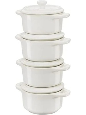 Esranın Dünyası Mini Yuvarlak Cocotte Seti, 4'lü