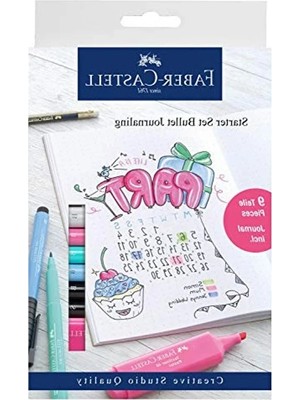 Esranın Dünyası 9 Parçalı Bullet Journaling Başlangıç Seti, Çok Renkli