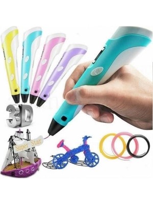 İlkyaz Fashion Üç Boyutlu Yazıcı 3D Kalem Pen Printer