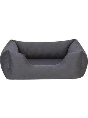 Esranın Dünyası Antrasit Renkli Orta Boy Köpek Yatağı 65X80CM