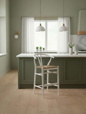 Gazzini Furniture Windsor Ahşap Bar Sandalyesi