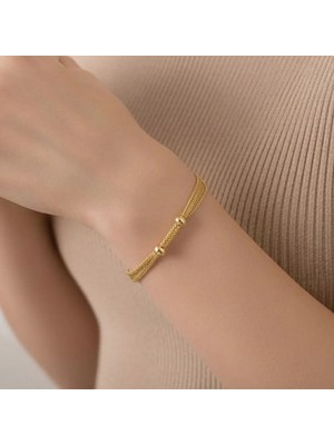Stil Incisi/xupıng Jewelry Çoklu Zincir Model Bileklik