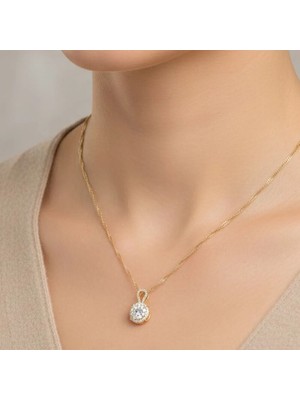 Stil Incisi/xupıng Jewelry Everya Zirkon Taşlı Kolye