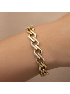 Stil Incisi/xupıng Jewelry Gurmet Zirkon Taşlı Bileklik