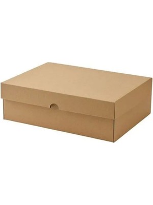 PremiumPort Kahverengi Kapaklı Düzenleme ve Saklama Kutusu 32X23X10 cm