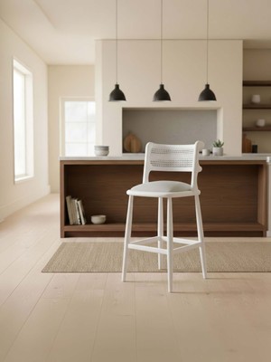Gazzini Furniture Venosa Ahşap Bar Sandalyesi