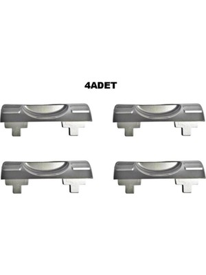 PremiumPort Motek Çamaşır Sepeti Yedek Düğme Seti 40LT-80LT, 4 Adet