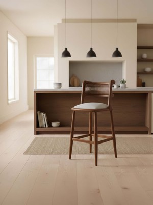 Gazzini Furniture Venosa Ahşap Bar Sandalyesi