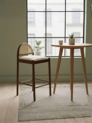 Gazzini Furniture Merlin Hazeranlı Iskandinav Bar Sandalyesi
