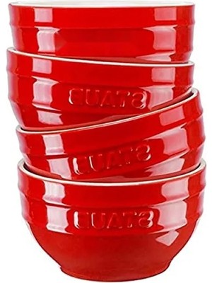 Esranın Dünyası 14 cm Yuvarlak Seramik Kase Seti | 4'lü