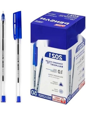 Esranın Dünyası Şeffaf Üçgen Tükenmez Kalem, 1.0 Mm, 50 Adet