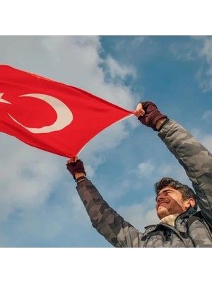 Esranın Dünyası Nefes Alabilir Türk Bayrağı - 70X105 Cm, Uv ve Solmaya Dayanıklı