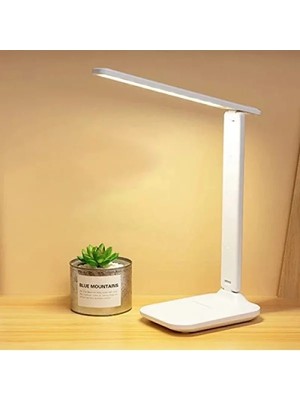 Esranın Dünyası Kısılabilir LED Masa Lambası, Dokunmatik Kontrol, 3 Renk ve 10 Parlaklık Seçeneği