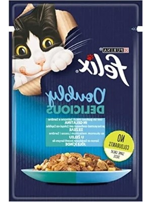 Esranın Dünyası Çifte Lezzet Somon ve Alabalık Kedi Yaş Maması, 26 x 85 gr