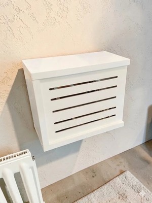 Modern Beyaz Modem Saklama Kutusu-Wifi-Modem-Sigorta Kutusu Saklama-Modem Saklama Rafı