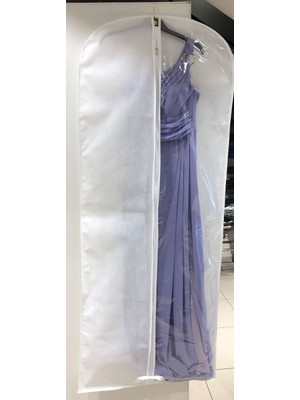 PremiumPort Şeffaf Kumaş Abiye Elbise Koruyucu Kılıf 64X160CM