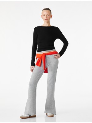 Koton Slim Fit Ispanyol Paça Tayt