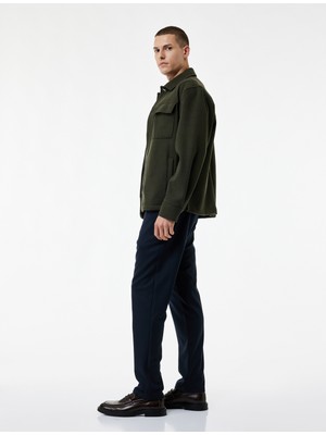 Koton Slim Fit Cepli Viskon Karışımlı Kumaş Pantolon