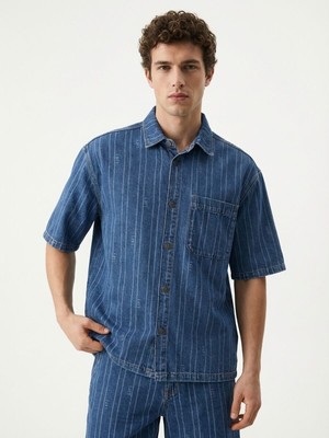 Loft Oversize Fit Erkek Gömlek K.kol