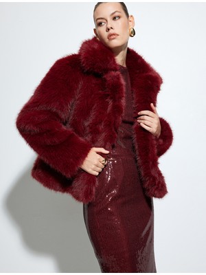 Koton Uzun Kollu Peluş Mont